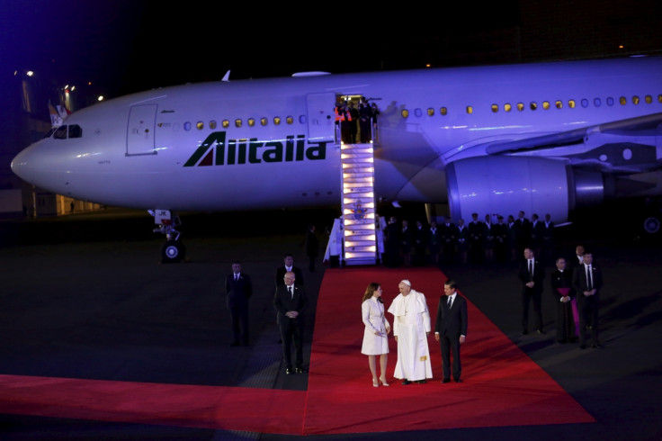 pope francis mexico 2016 laser