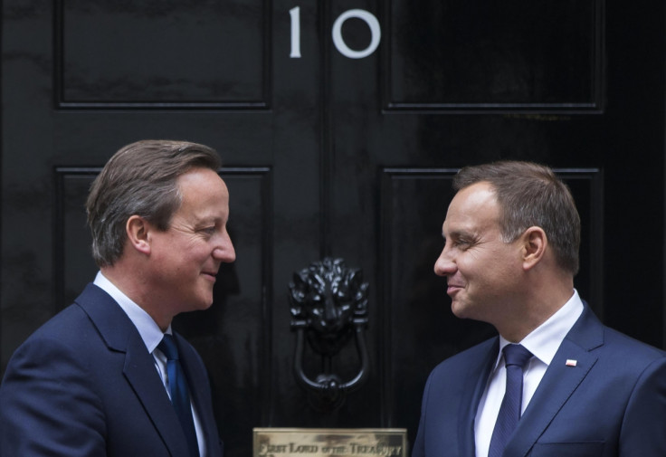 Cameron and Polish president