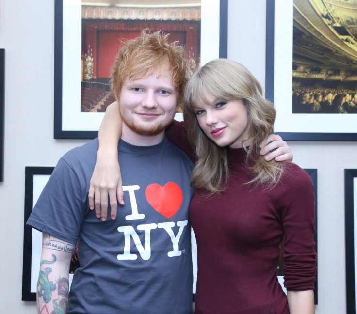 Taylor Swift and Ed Sheeran