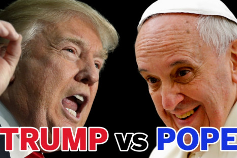 Donald Trump vs Pope Francis