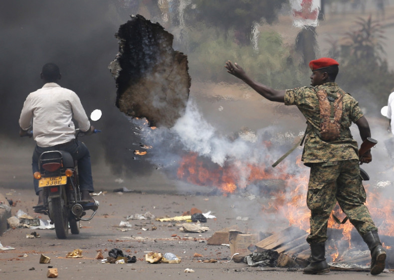 Clashes in Kampala, Uganda