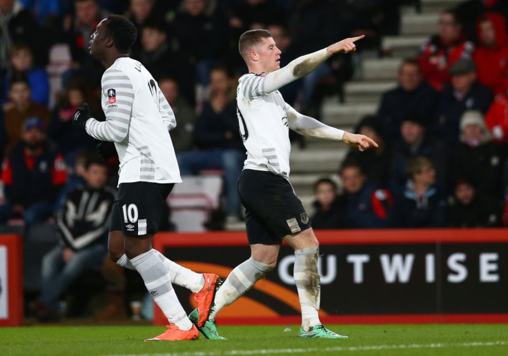 Ross Barkley celebrates his goal