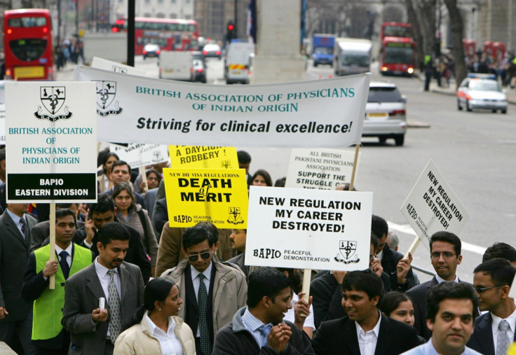 Indian doctors protest