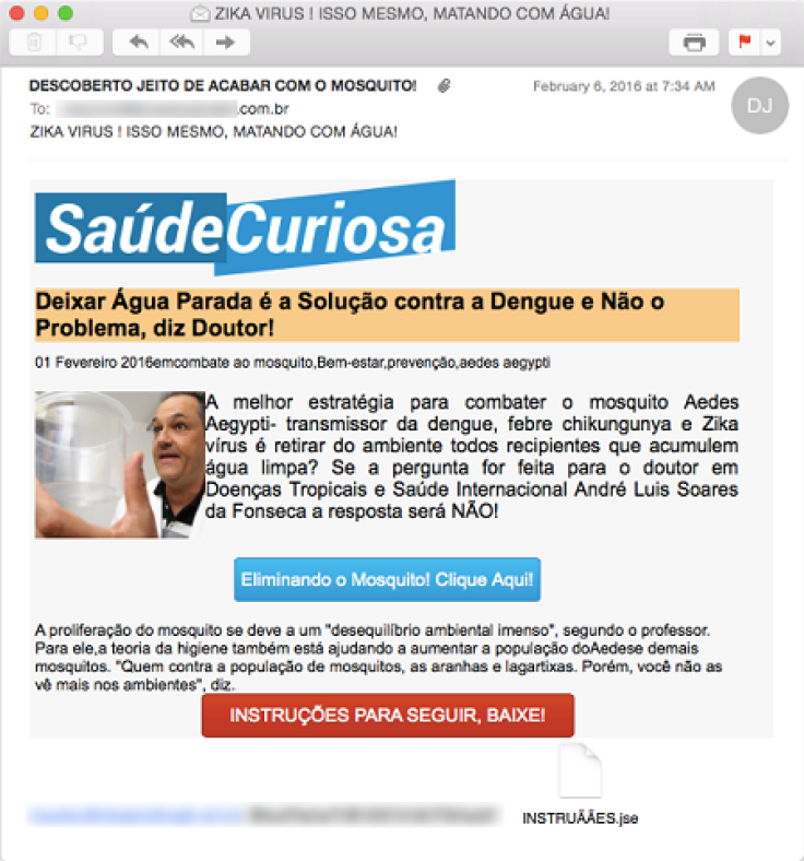 Saude Curiosa website spam