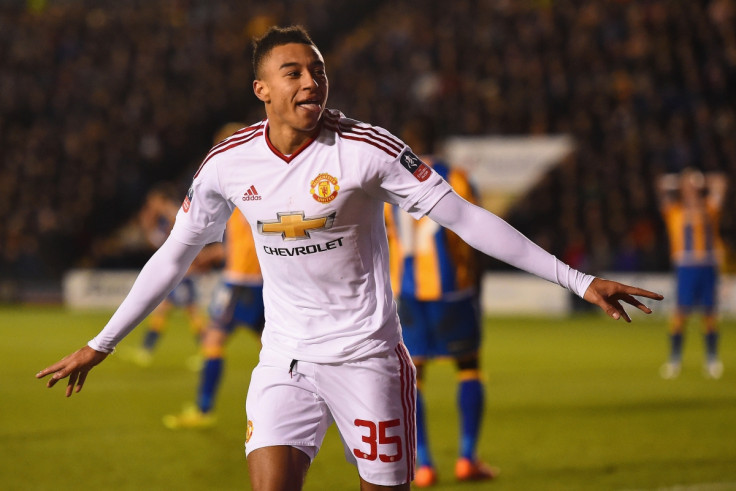 Lingard celebrates his goal