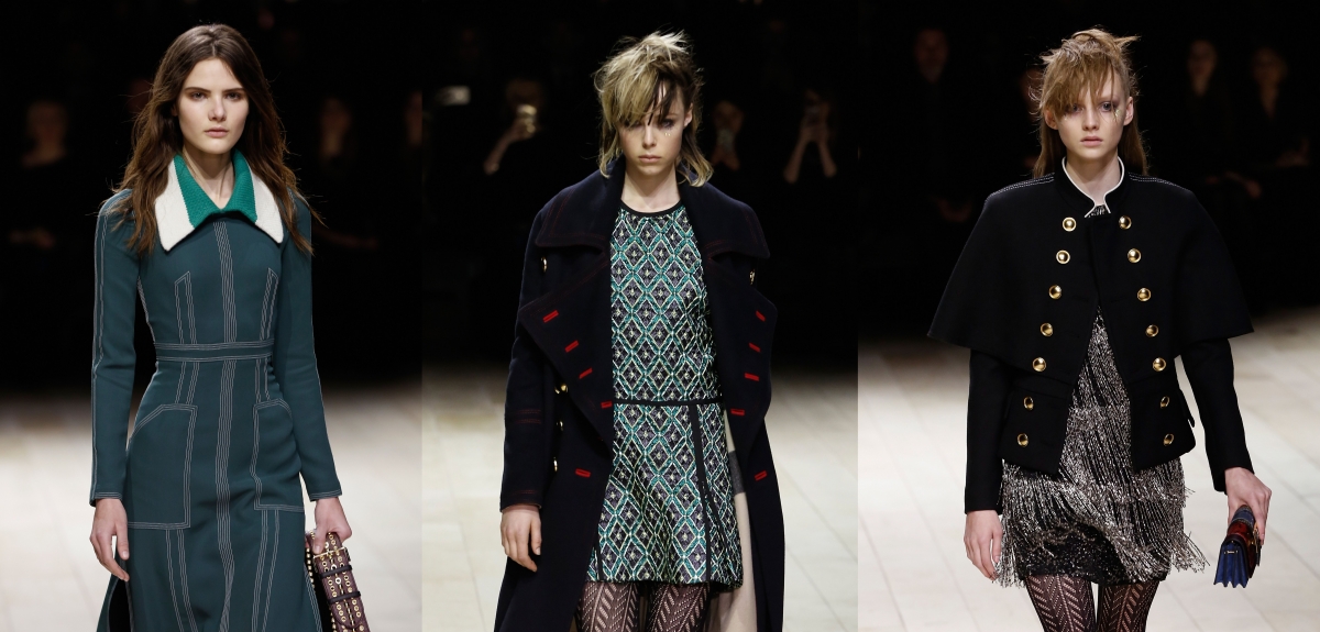 Burberry steals the show with prints, textures and patterns at London ...