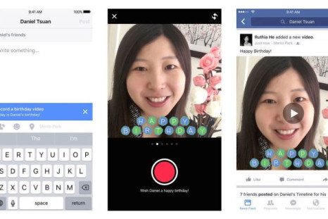 Facebook introduces birthday cam which allows users to say more than just HBD