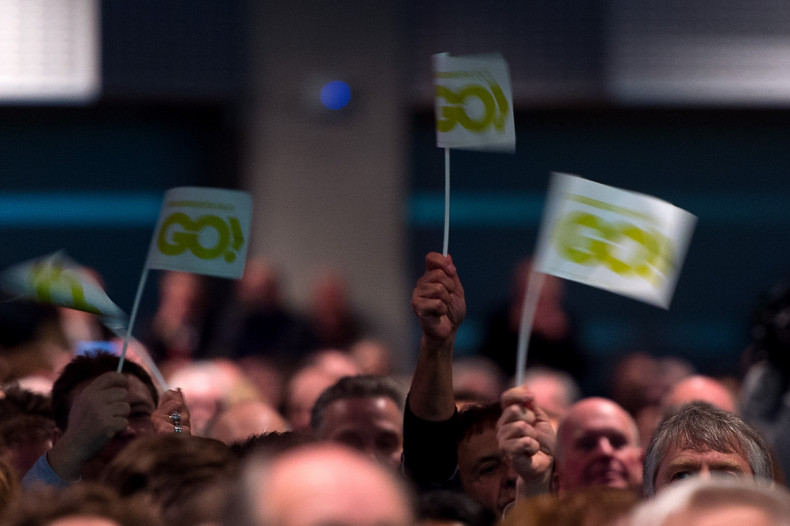Grassroots Out rally in London