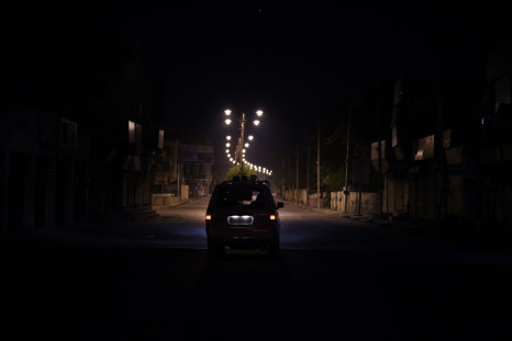 Car driving at night in India