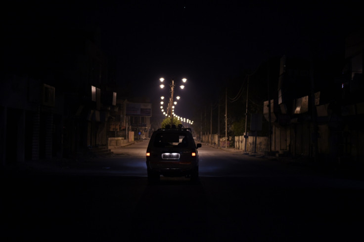 Car driving at night in India