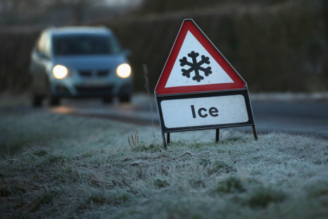 Ice on UK roads