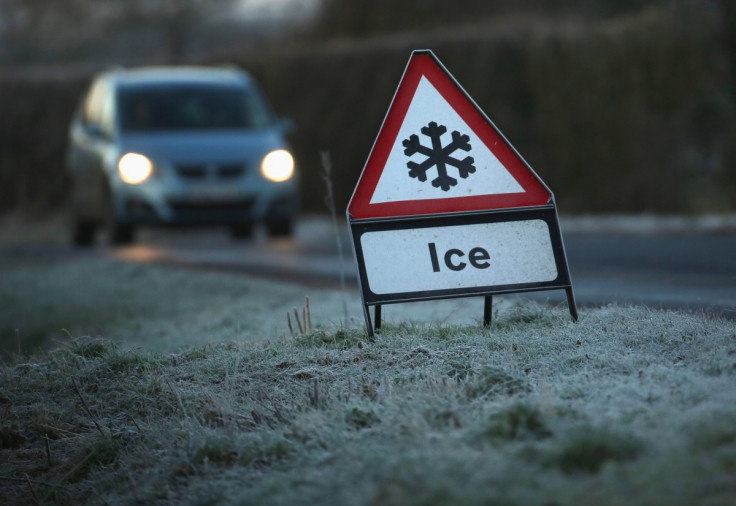 Ice on UK roads