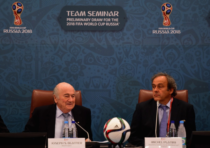 Sepp Blatter and Michel Platini