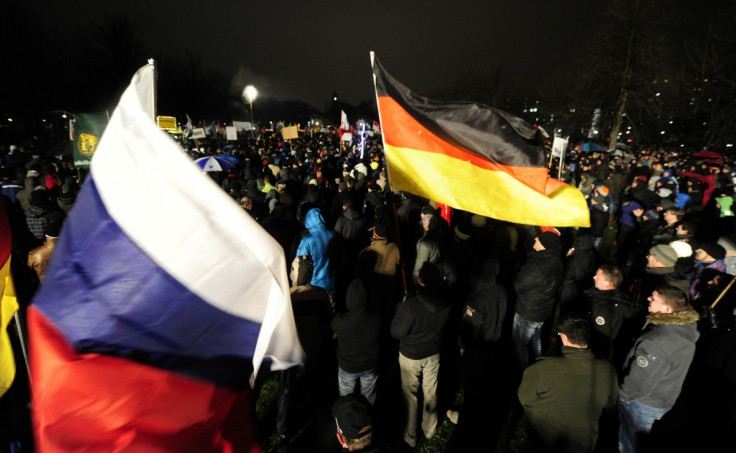 Pegida protesters