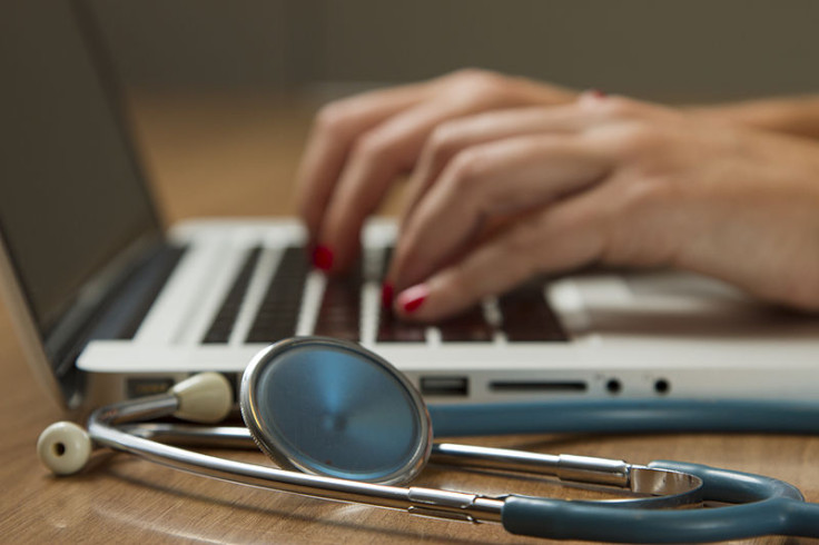 Laptop and Stethoscope