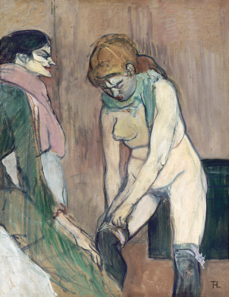 Henri de Toulouse-Lautrec, Woman Pulling up her Stockings, 1893