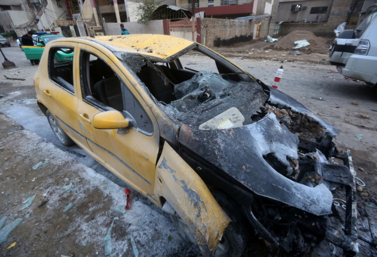 Baghdad the day after a bomb attack