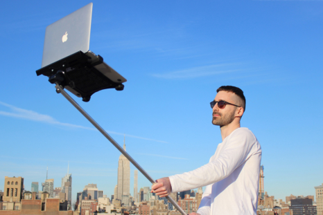 MacBook selfie stick