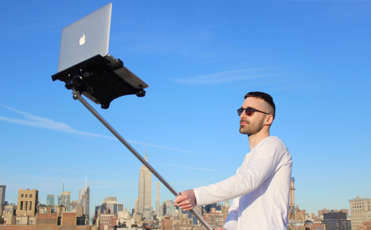 MacBook selfie stick