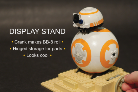 A miniature Lego BB-8 that actually rolls!