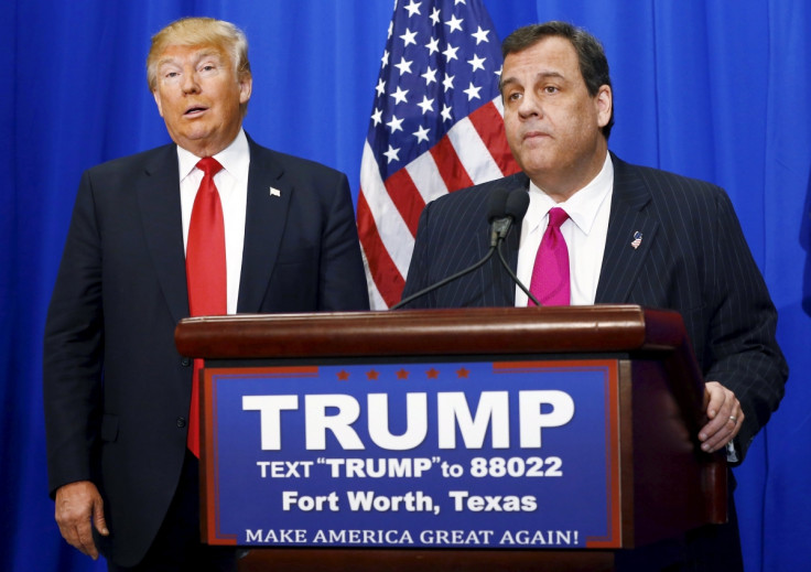 Donald Trump and Chris Christie