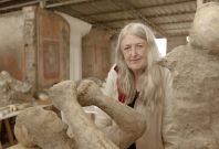 Professor Mary Beard presents BBC documentary Pompeii: Life Before Death