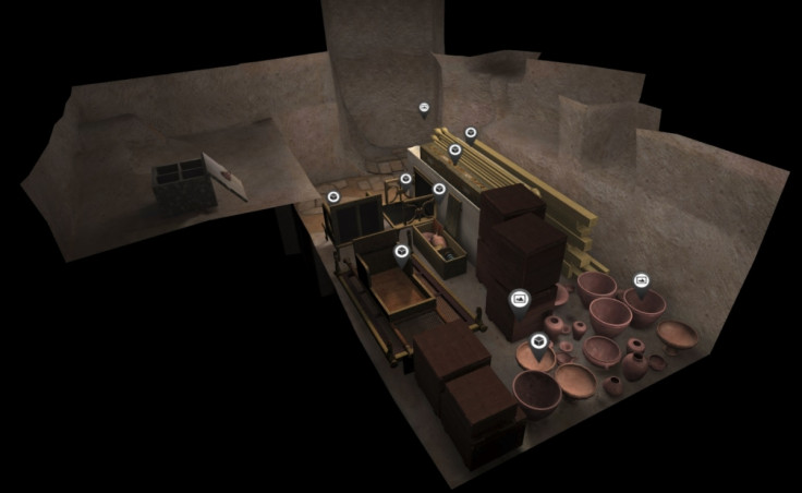 The interiors of ancient tombs in 3D virtual reality