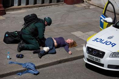 London emergency services training