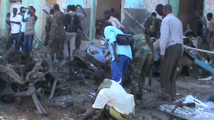 Baidoa after twin explosions