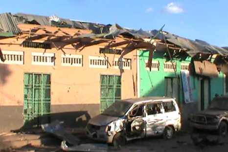 Baidoa after twin explosions