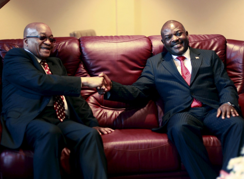 Jacob Zuma and Pierre Nkurunziza