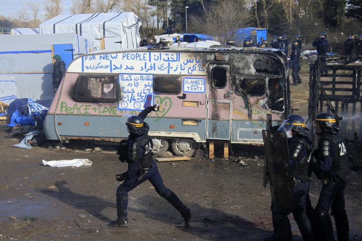 French security forces in the Jungle