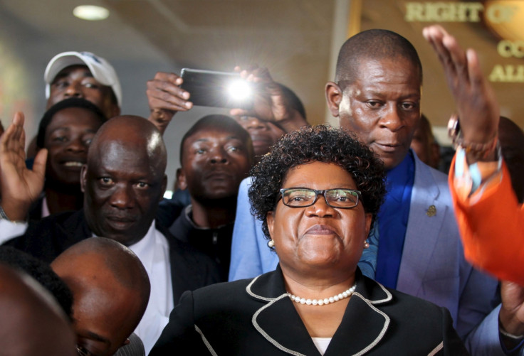 Zimbabwe's former vice president Joice Mujuru