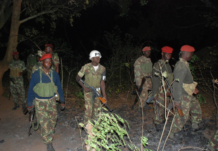 Frelimo troops patrol Renamo area