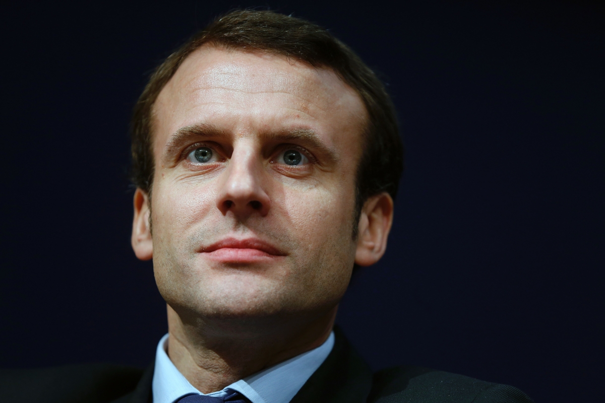 French Economy Minister Emmanuel Macron