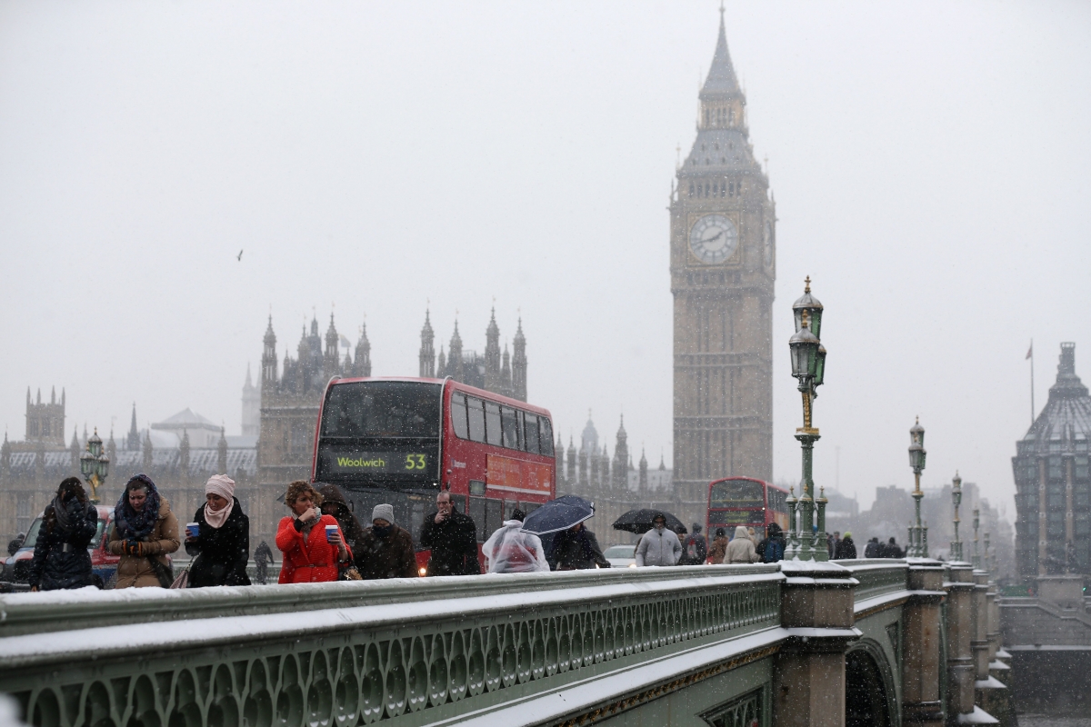 UK weather: London travel disruption likely as capital to see first ...