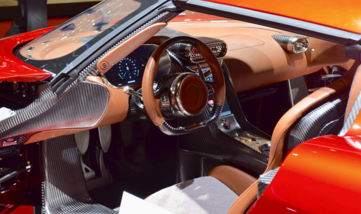 Koenigsegg Regera interior,