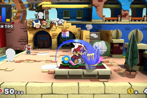 Paper Mario Colour Splash Wii U Screenshot