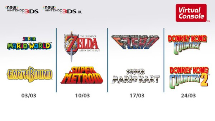 SNES Nintendo 3DS Virtual Console
