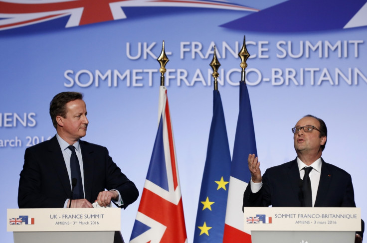 David Cameron and Fancois Hollande