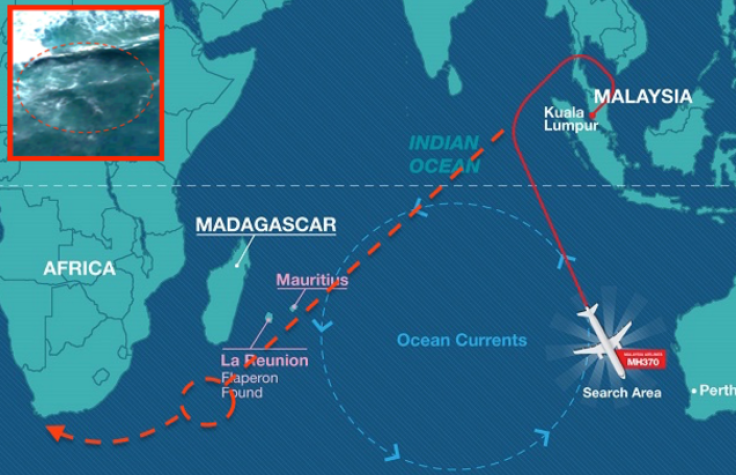 MH370 suggested route drifting