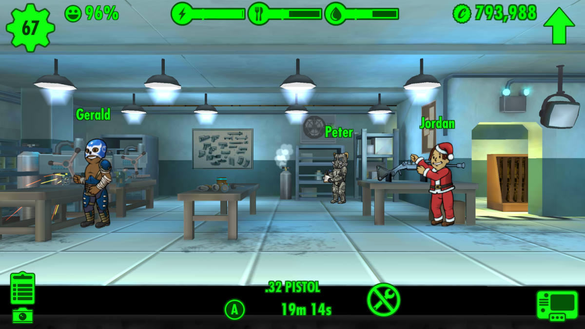 fallout shelter finding rare weapons