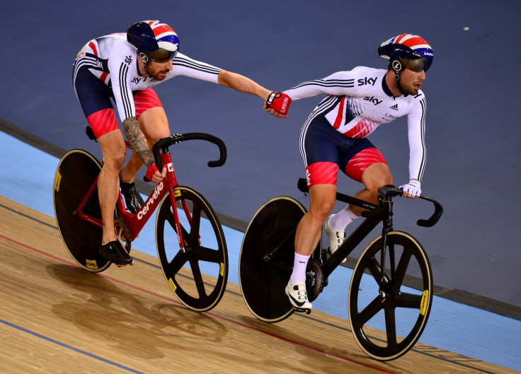 Sir Bradley Wiggins and Mark Cavendish