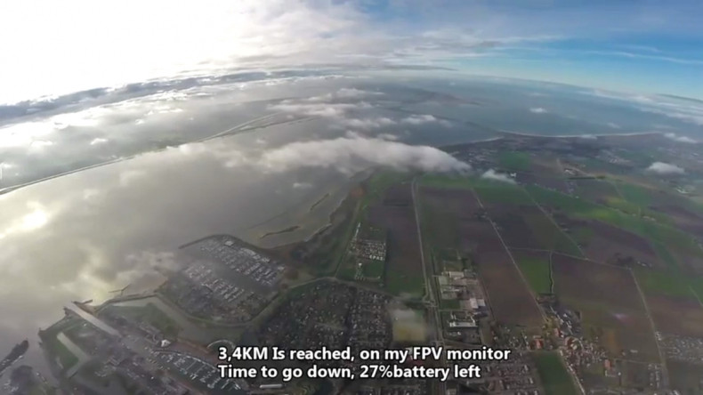 DJI Phantom 2 drone flown up to10,000ft
