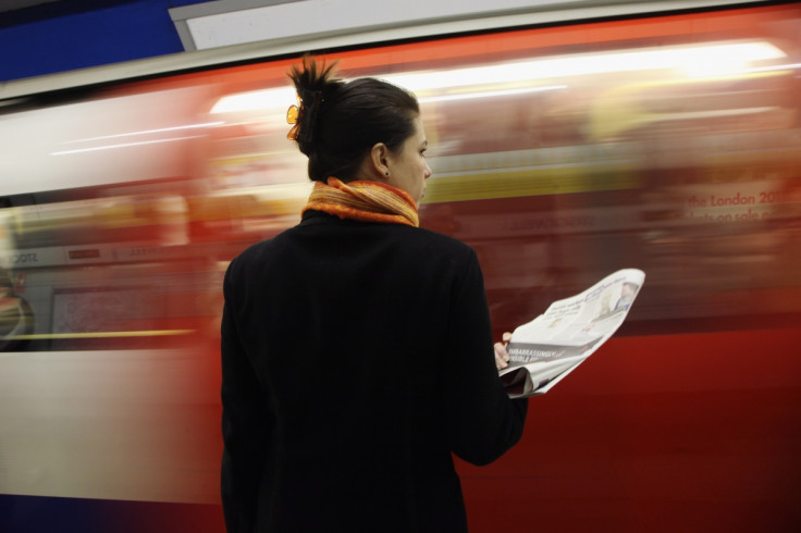 Woman by Tube