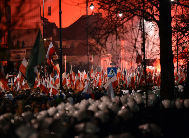 Polish far right demo
