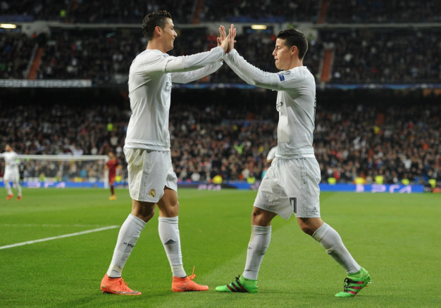 Real players celebrate their success Real players celebrate their success