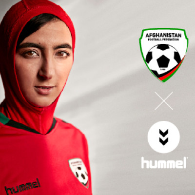 Afghan women's football team hijab jersey