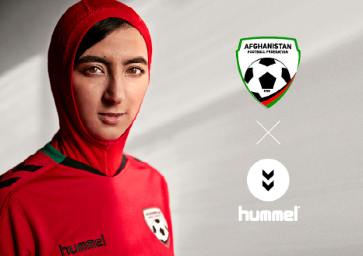Afghan women's football team hijab jersey