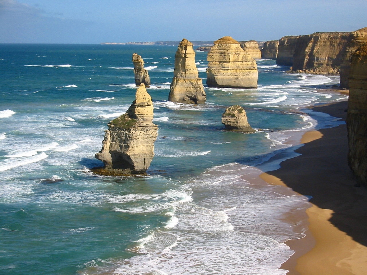 Drowned Apostles: Ancient limestone underwater stacks ... diagram of campbell 